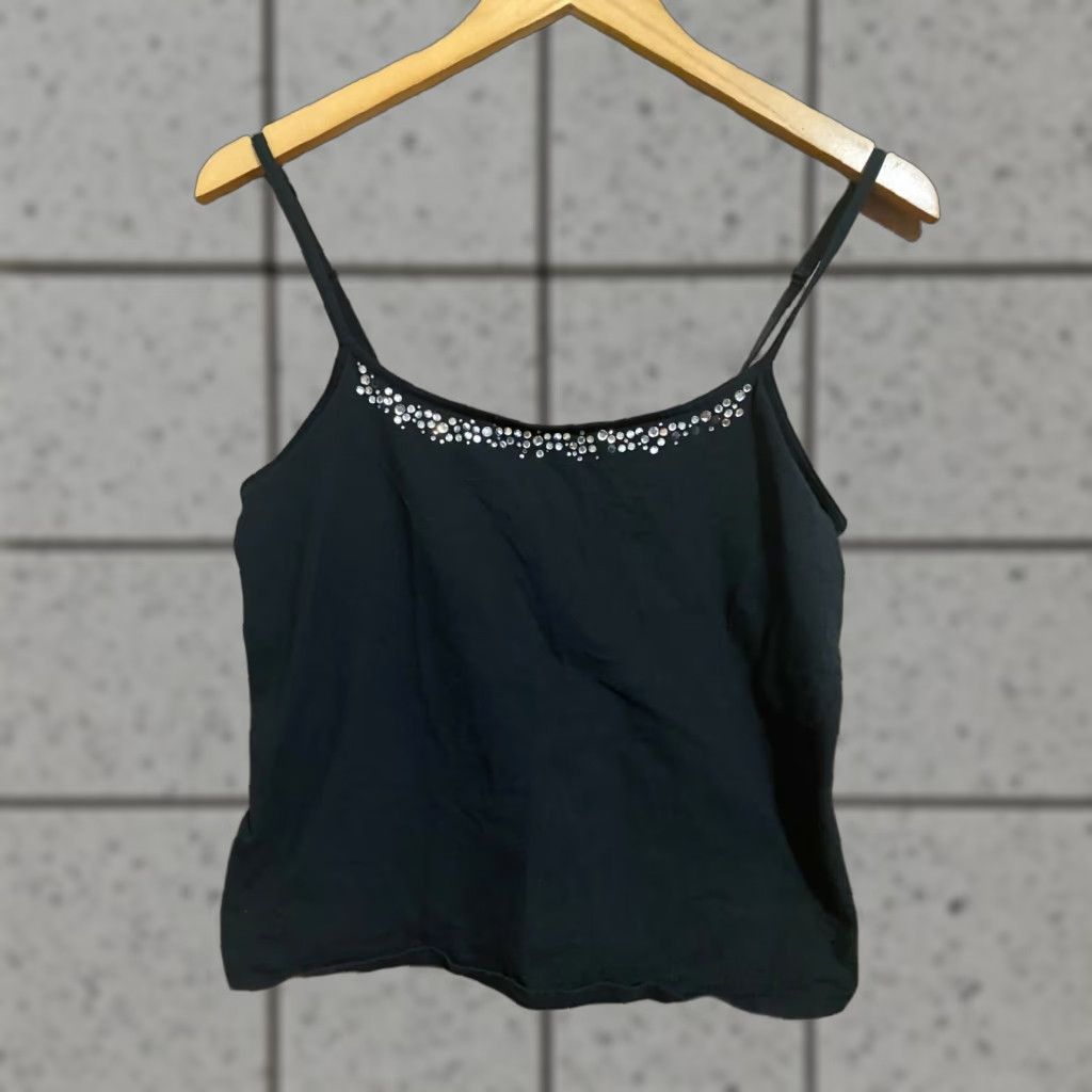 Victoria's Secret Victoria's Secret Womens Large Black Sleep Spaghetti Strap Top Size L / US 10 / IT 46 - 1 Thumbnail