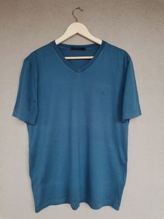 Louis Vuitton Stripe Accent Monogram T-Shirt, Navy, Xxs