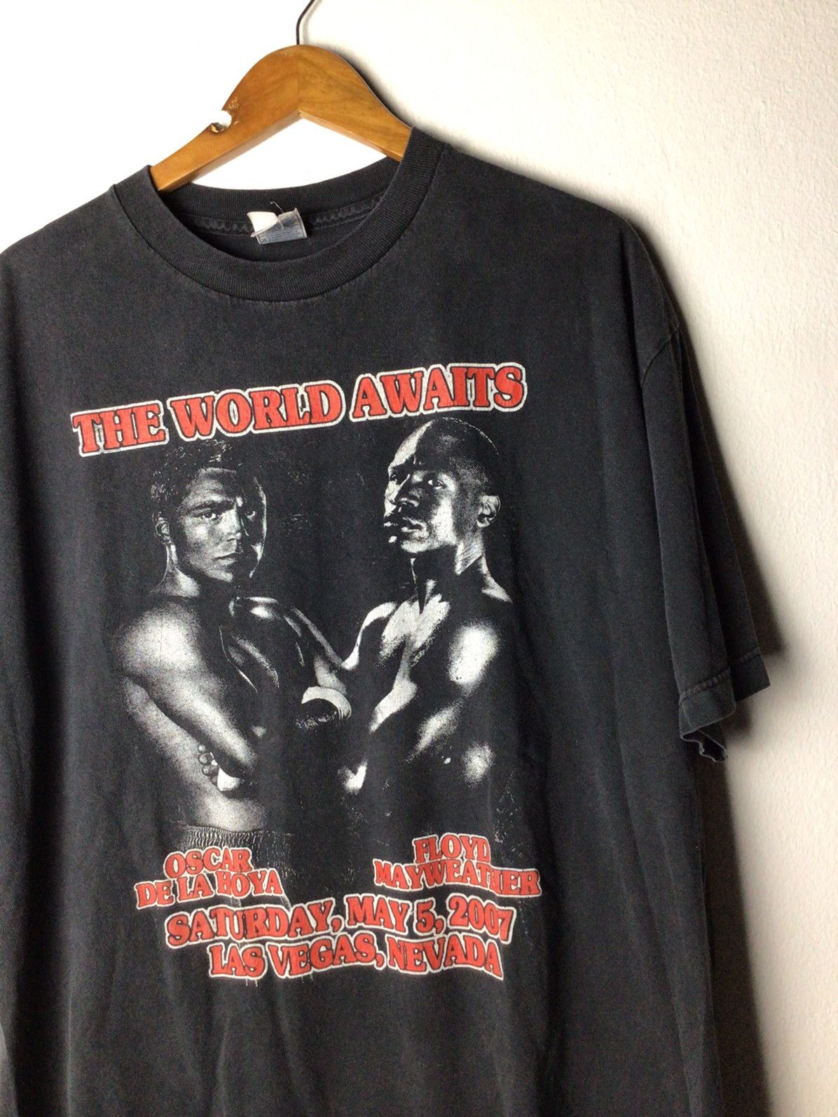 Rap Tees Floyd mayweather VS Oscar de la hoya Size US XL / EU 56 / 4 - 1 Thumbnail