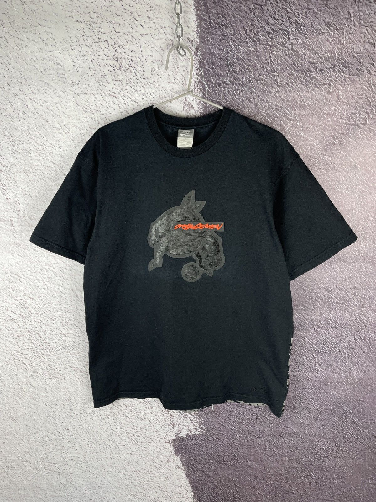 Nike × Vintage Nike x Orangemen x Be True vintage y2k reflective logo tee Size US L / EU 52-54 / 3 - 4 Thumbnail