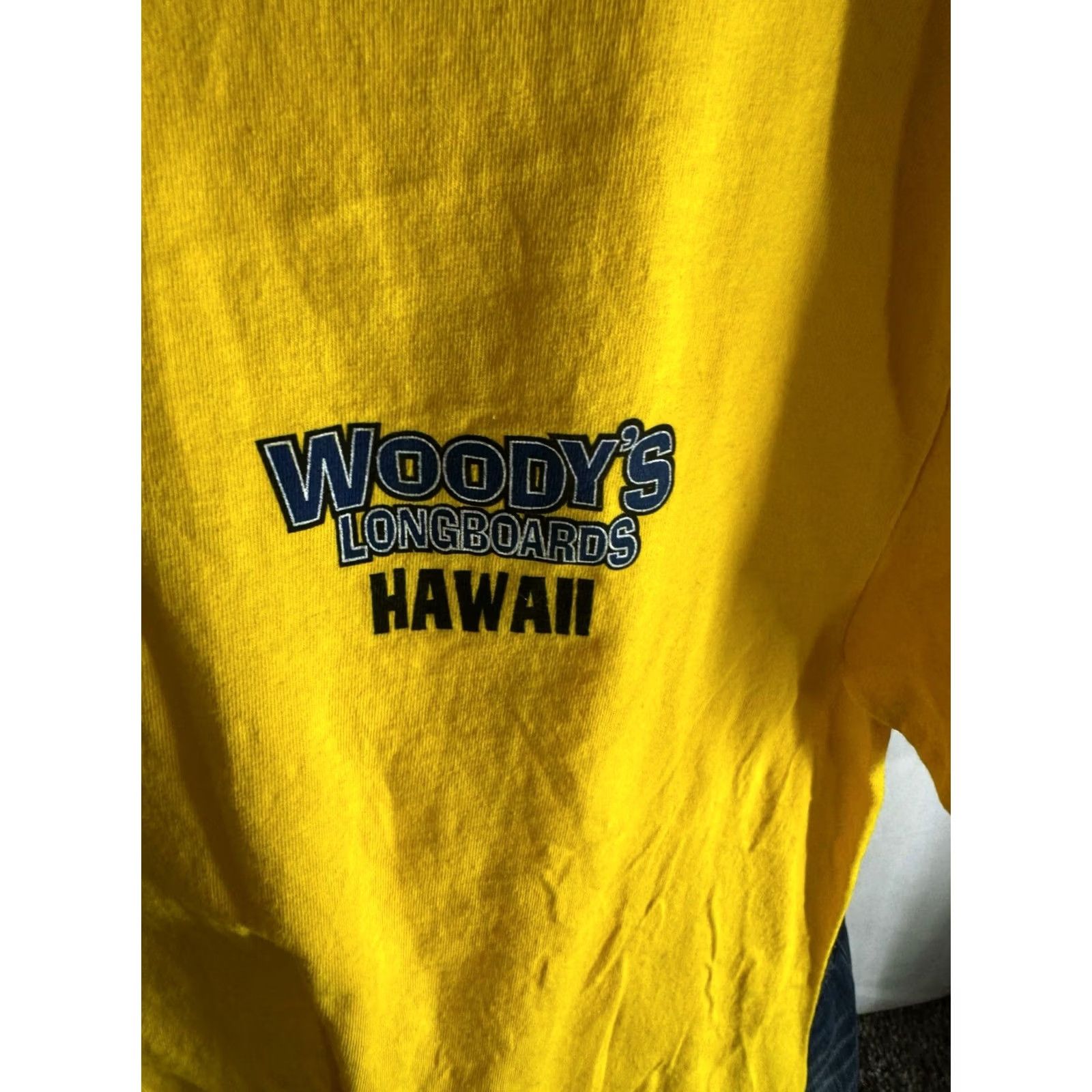 Vintage Woodys Long Boards Hawaii TEE T SHIRT Large L Mens Size US L / EU 52-54 / 3 - 4 Thumbnail