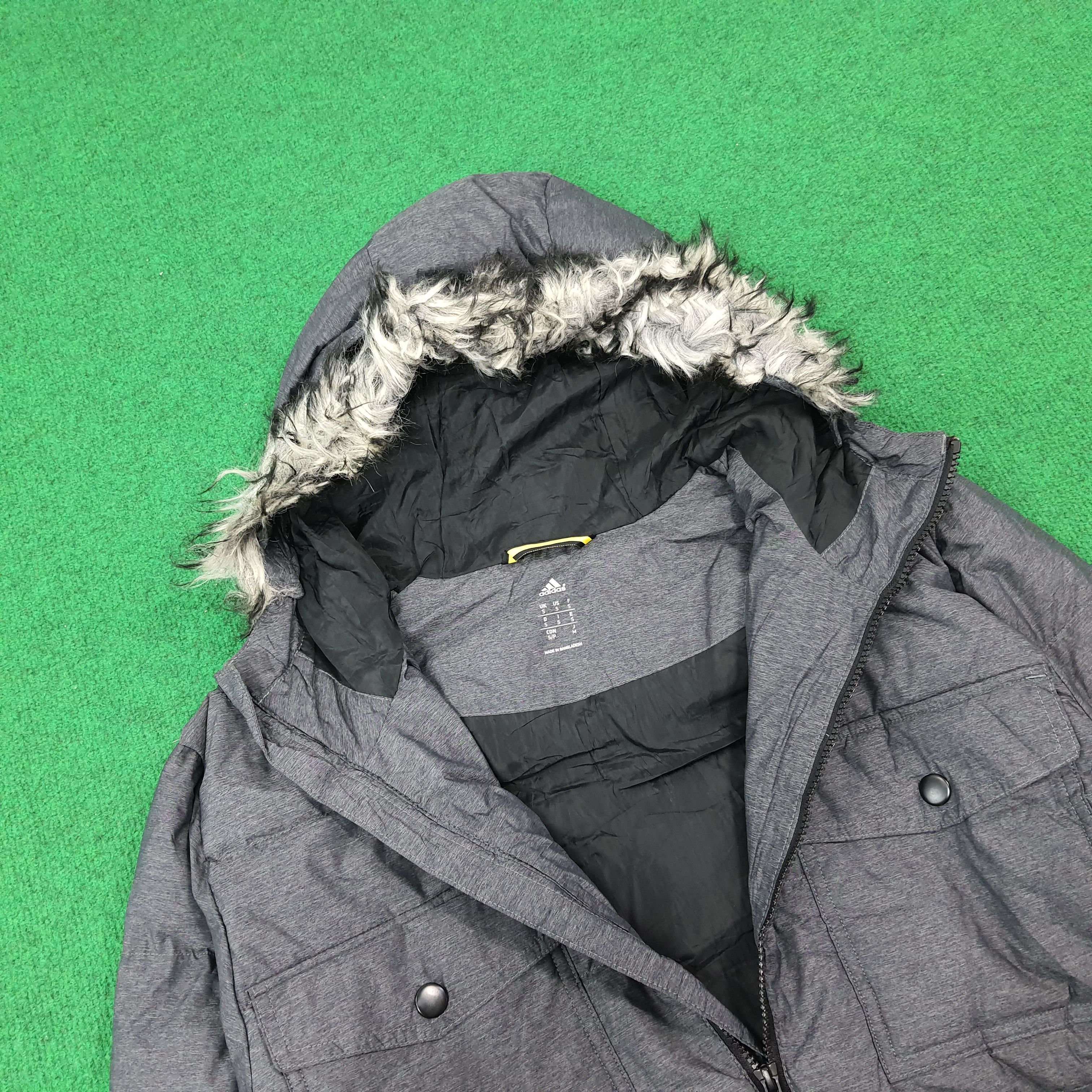 Adidas Vintage Adidas Fur Custom Yohji Yamamoto Logo Parka C278N25 Size US M / EU 48-50 / 2 - 6 Thumbnail