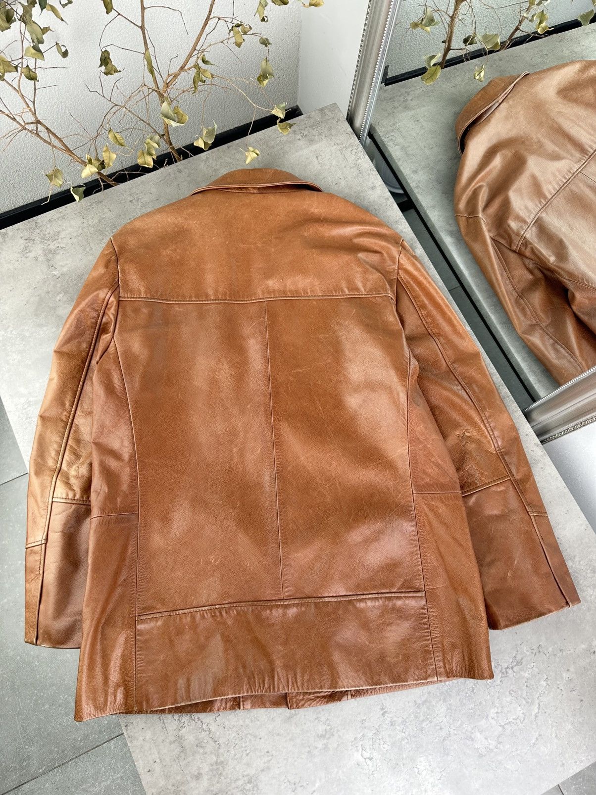 Japanese Brand Vintage Leather Jacket Size US L / EU 52-54 / 3 - 10 Thumbnail