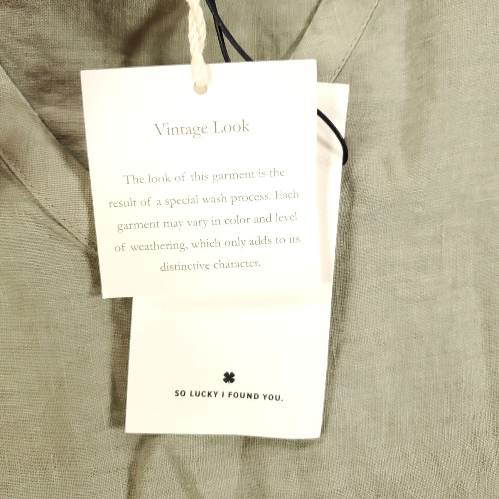 Lucky Brand Lucky Brand Linen Top Womens 1X Sleeveless Green V-Neck Blouse NWT Vintage Look Tunic Shirt Ladies Bohemian Casual Business Party Vestido? Size XL / US 12-14 / IT 48-50 - 5 Thumbnail