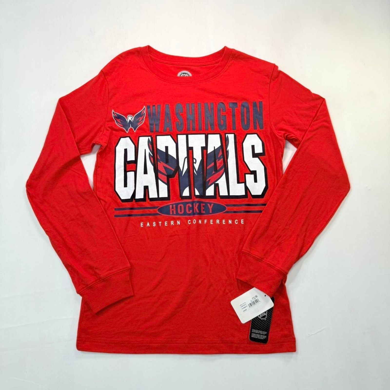 NHL NWT Washington Capitals NHL Hockey Long Sleeve Tee Size US L / EU 52-54 / 3 - 1 Thumbnail