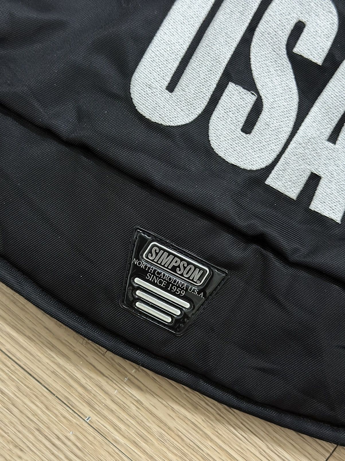Sports Specialties × Vintage Vintage Team Simpson Racing Motorsport Jacket Bikers Riders Size US XL / EU 56 / 4 - 18 Thumbnail