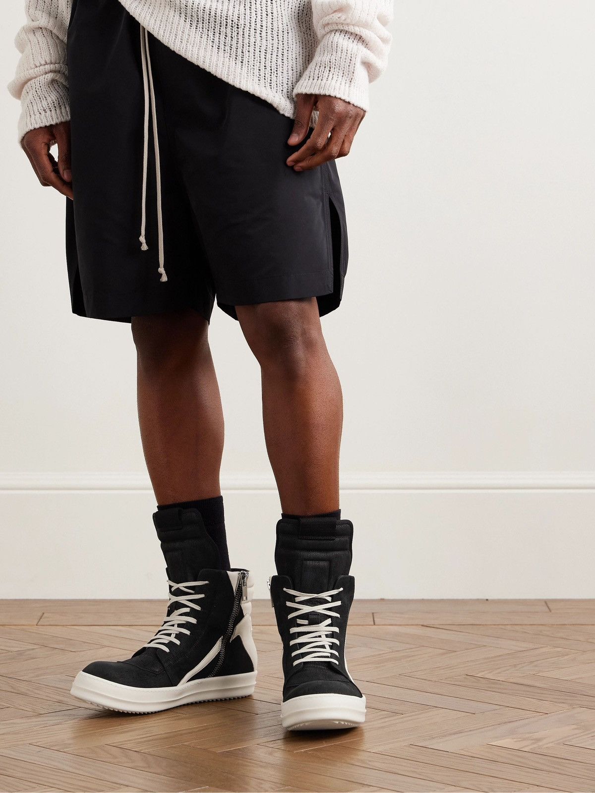 Rick Owens Blistered/Distressed SS25 Hollywood Geobaskets Size US 7 / EU 40 - 22 Thumbnail