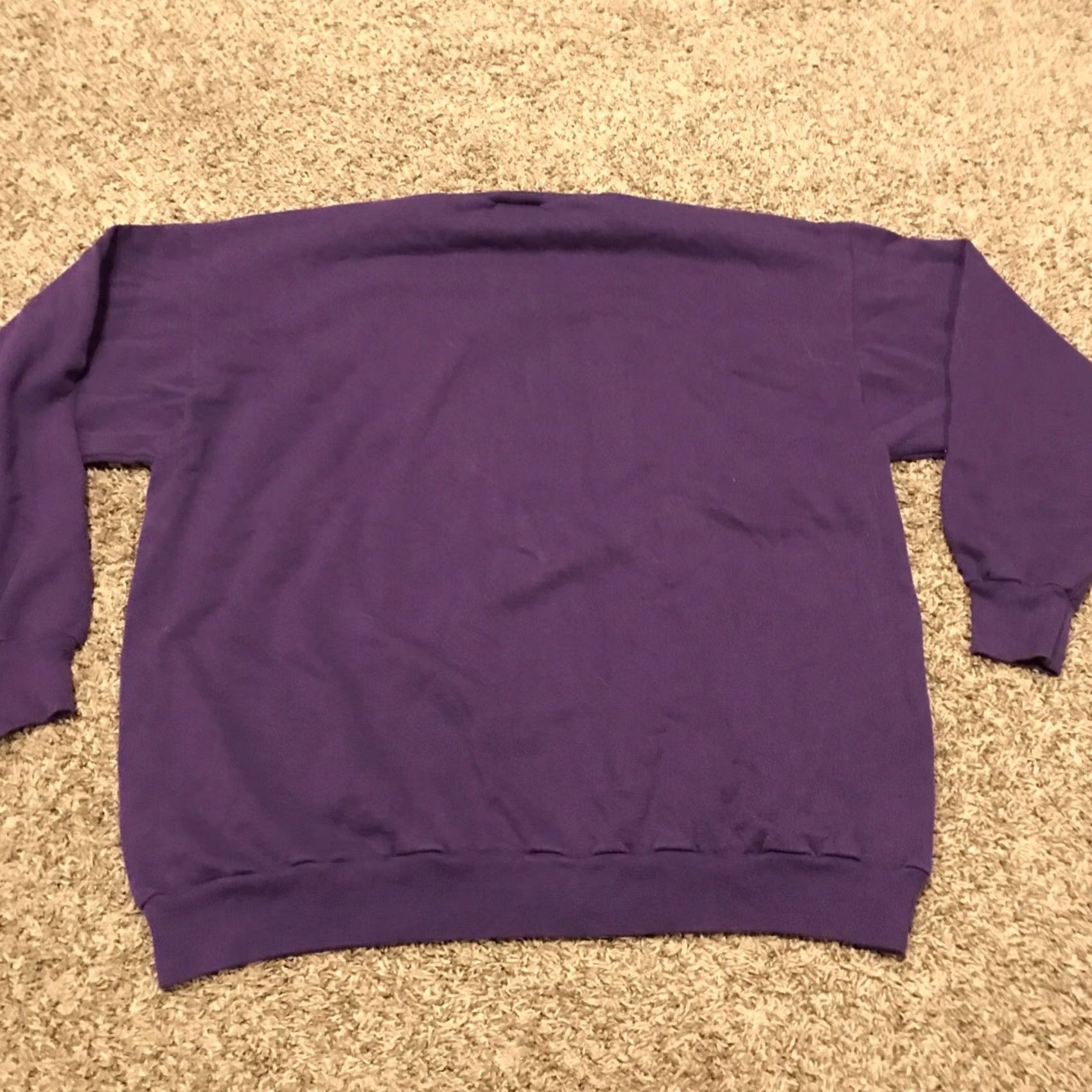 Disney VTG Disney Winnie the Pooh Sweatshirt Crewneck Sweater Purple Adult XL 90s B8 Size US XL / EU 56 / 4 - 5 Thumbnail