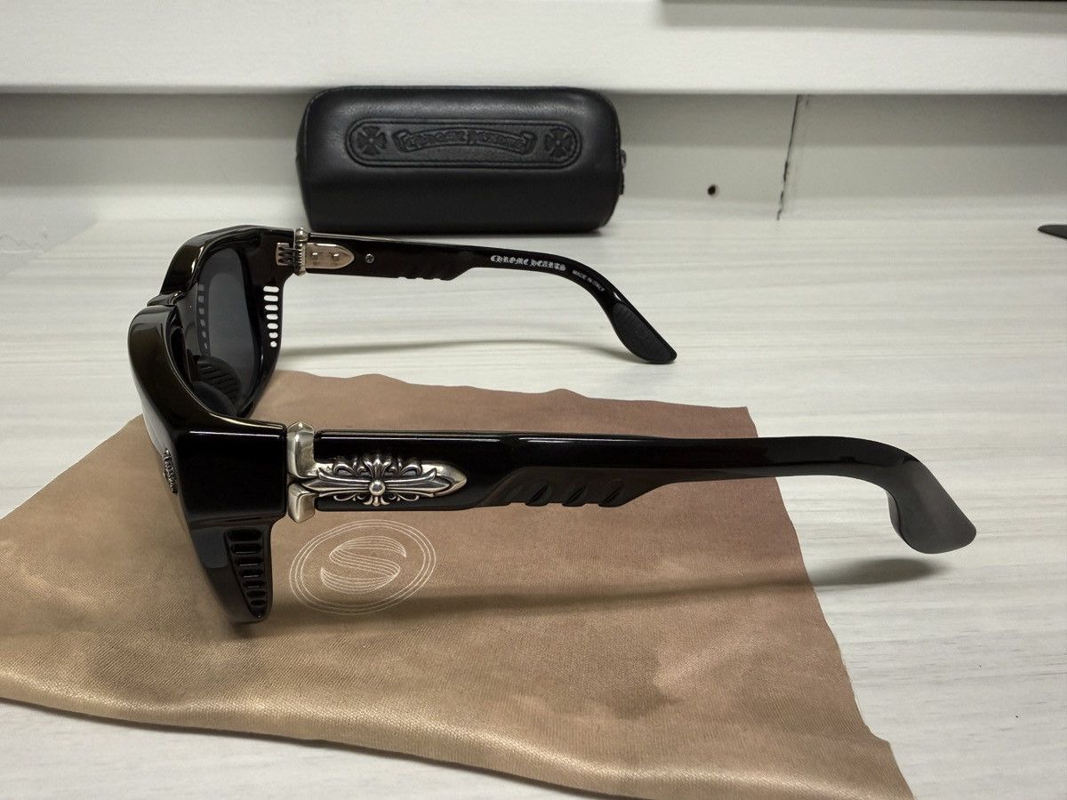 Chrome Hearts Chrome hearts disco stick sunglasses. Gloss black Size ONE SIZE - 2 Thumbnail