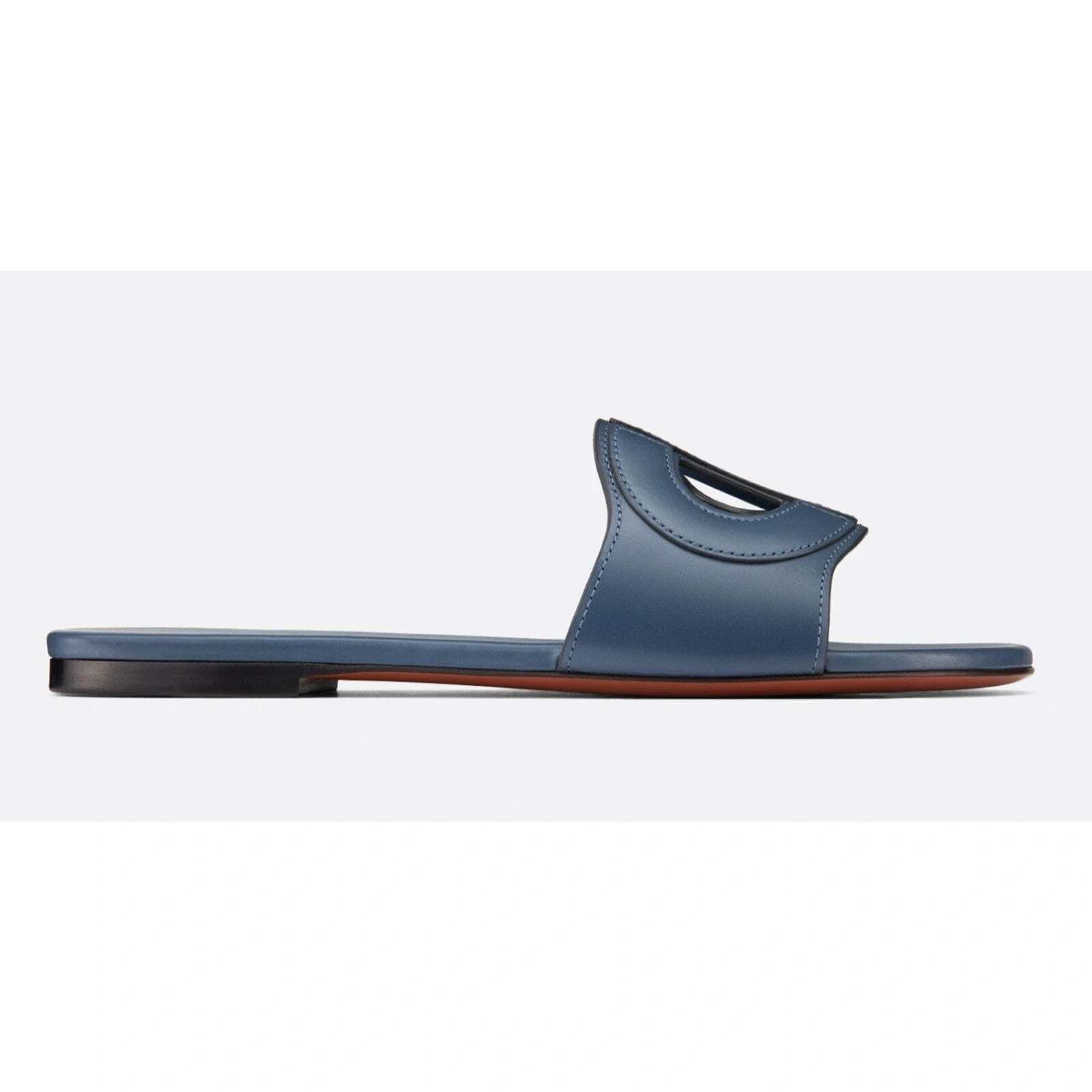 Dior Christian Dior Leather Club Logo Slide Mule Flat Sandal 35 Size US 5 / IT 35 - 4 Thumbnail