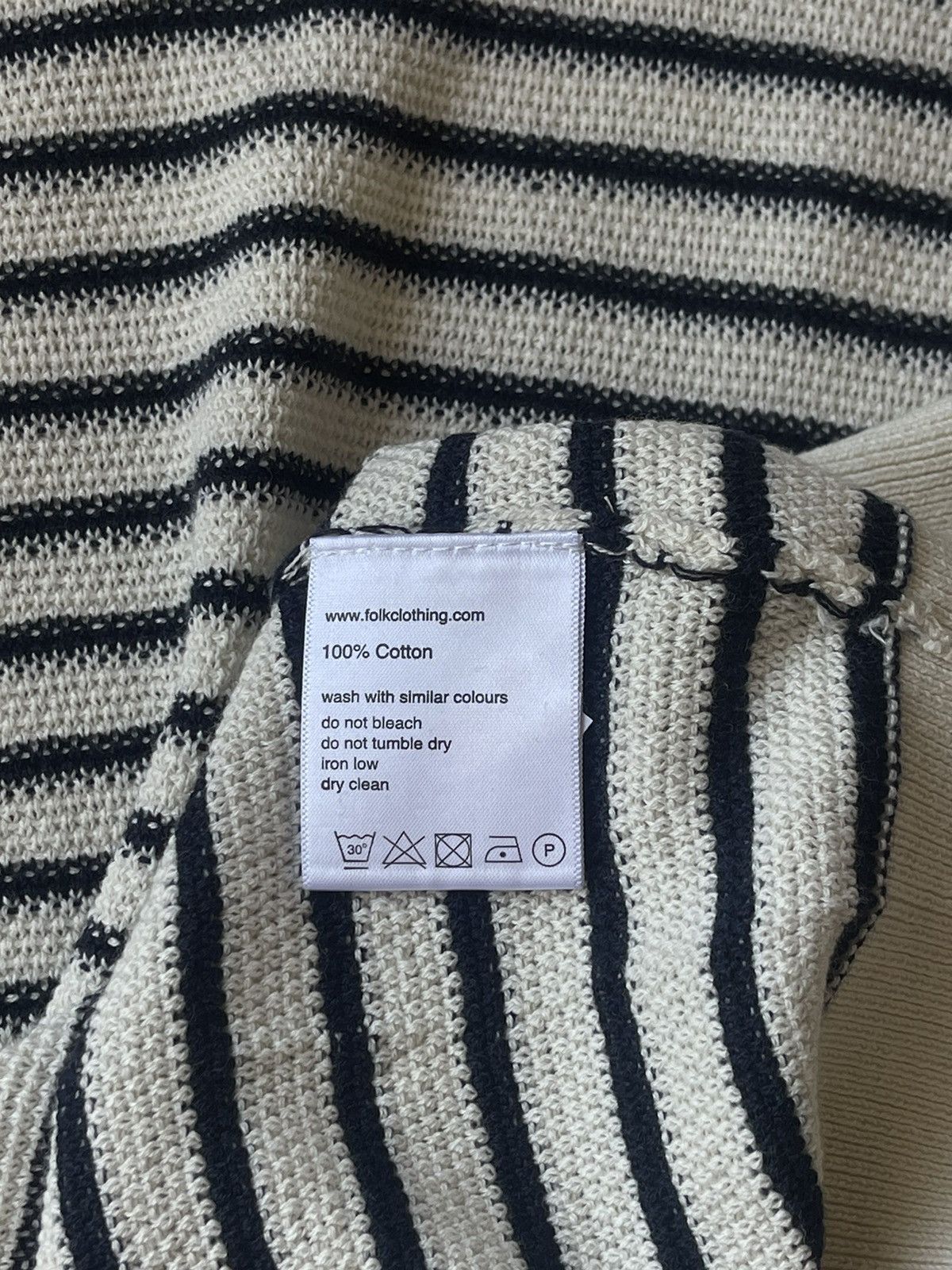 Designer Folk Striped sopranos Italian style polo tee Size US L / EU 52-54 / 3 - 11 Thumbnail