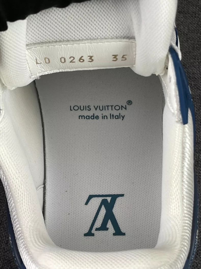 Louis Vuitton Louis Vuitton Tainer Denim Blue shoes Size US 4.5 / IT 34.5 - 8 Thumbnail