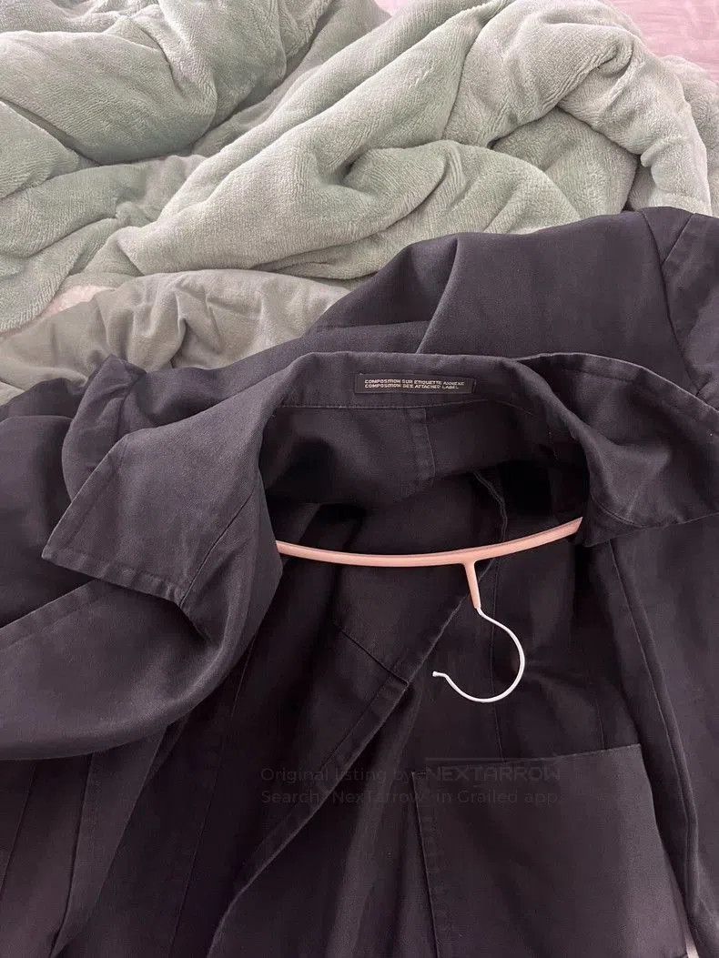 Yohji Yamamoto Y's Yohji Yamamoto Long Black Trench Coat Size US M / EU 48-50 / 2 - 4 Thumbnail