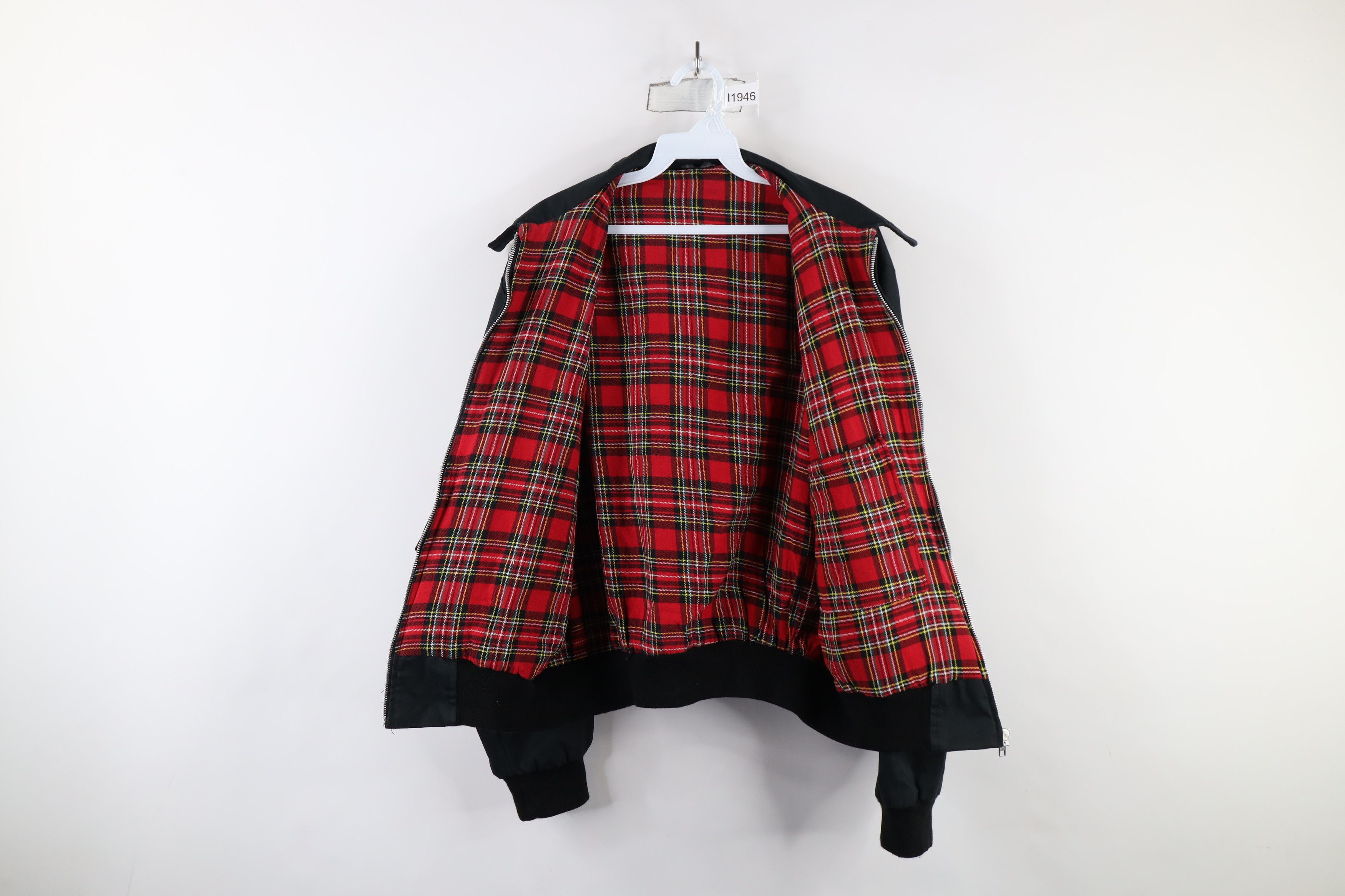 Vintage Vintage 90s Streetwear Lined Cafe Racer Bomber Jacket Black Size US M / EU 48-50 / 2 - 10 Thumbnail