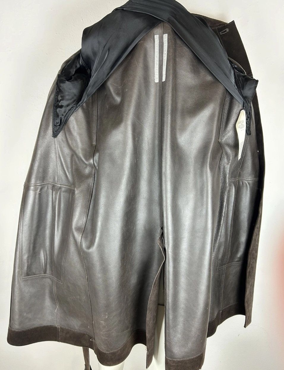Rick Owens Rick owens leather coat Size US M / EU 48-50 / 2 - 9 Thumbnail