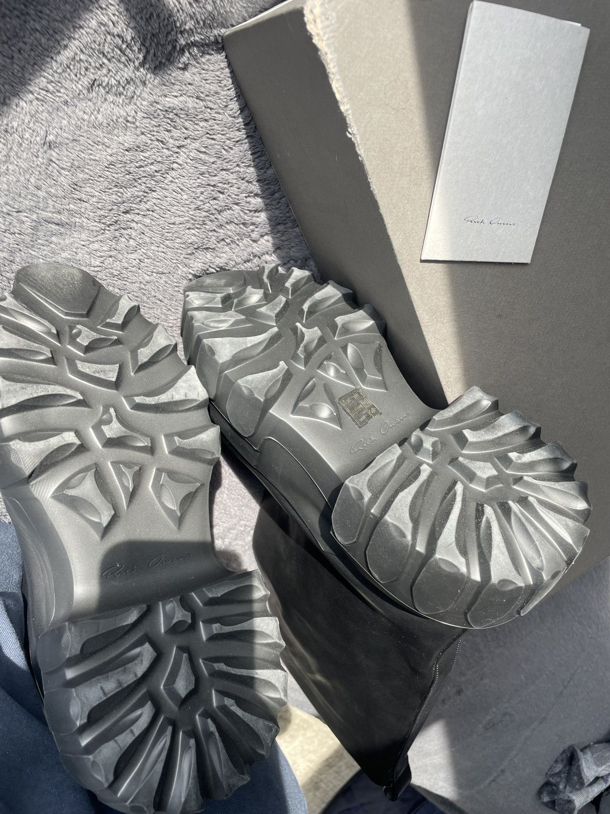 Rick Owens Rick Owens flared mega tractor boots Size US 8 / IT 38 - 7 Thumbnail