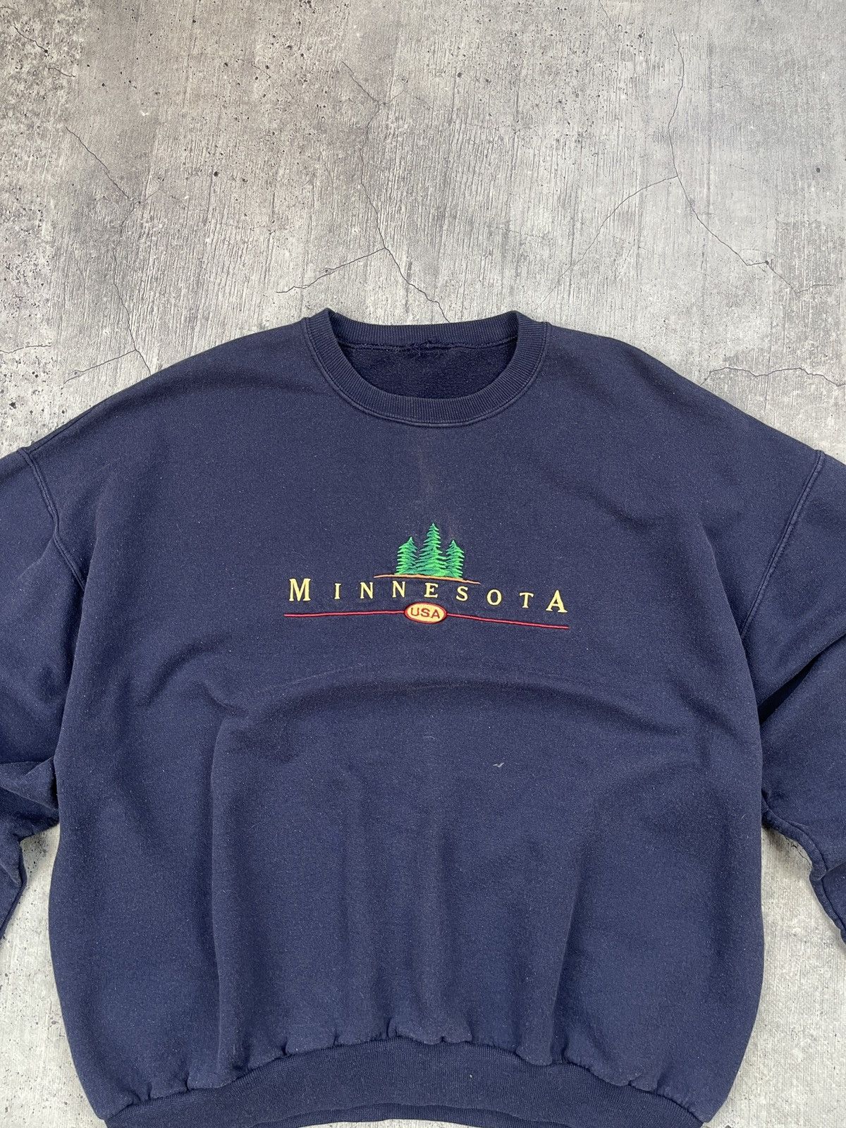 Vintage Vintage Baggy Minnesota sweatshirt Size US XL / EU 56 / 4 - 3 Thumbnail
