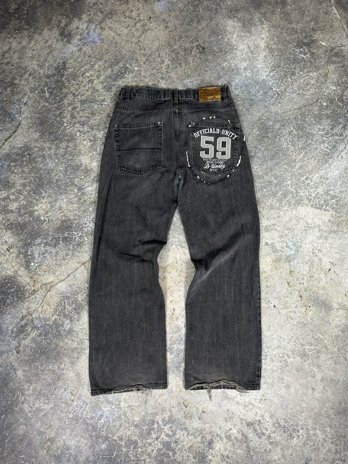 Designer × Vintage NYC Denim pants Size US 34 / EU 50 - 1 Thumbnail