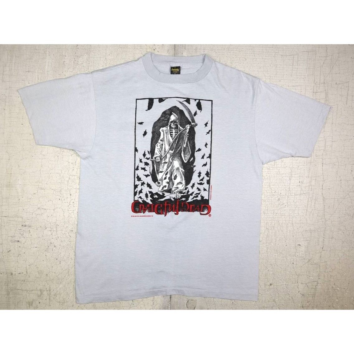 Anvil Vintage 80s Grateful Dead T Shirt Fall 1988 Tour Grim Reaper Size US XL / EU 56 / 4 - 1 Thumbnail
