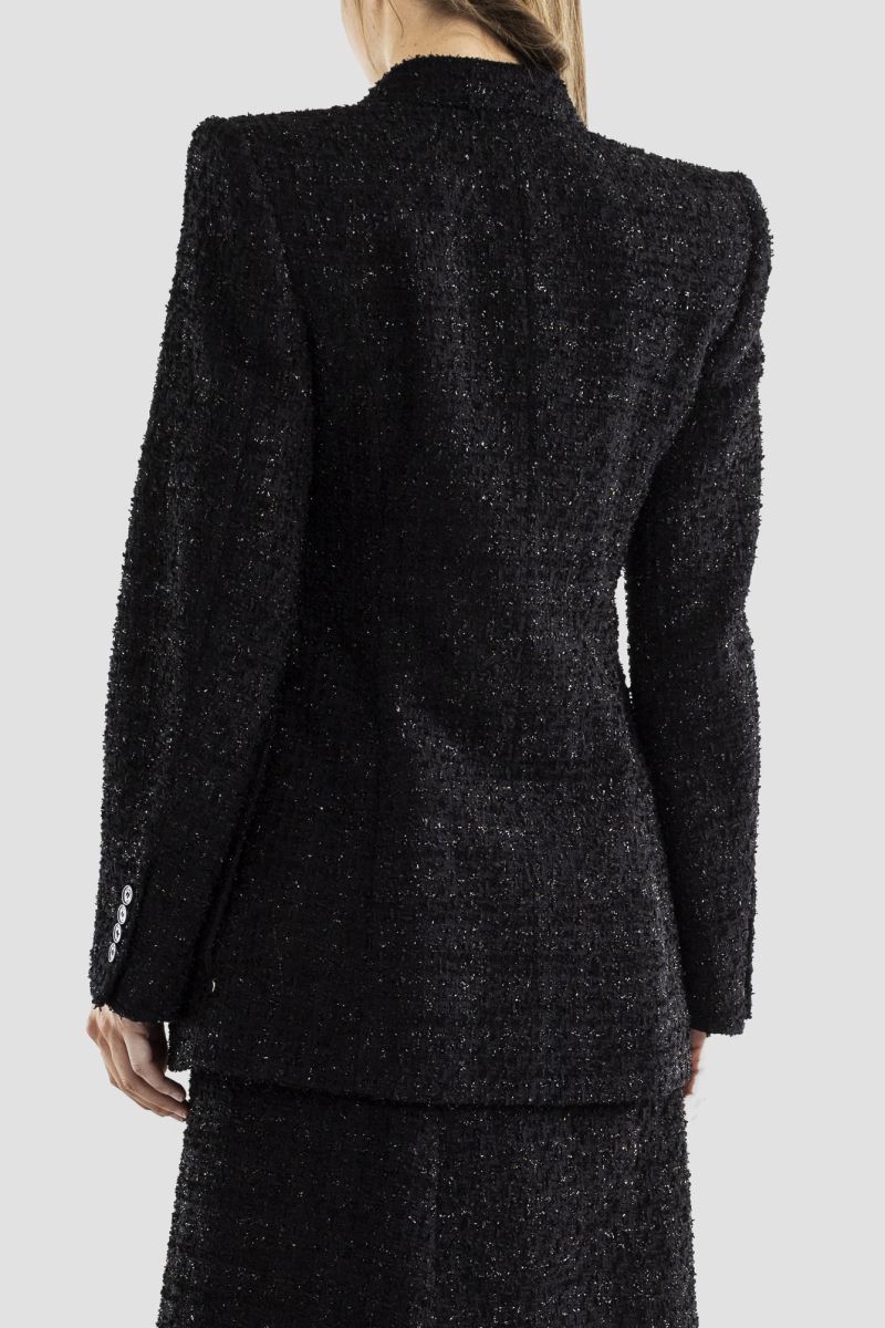 Balenciaga o1y0625 Blazer in Black Size M / US 6-8 / IT 42-44 - 3 Thumbnail