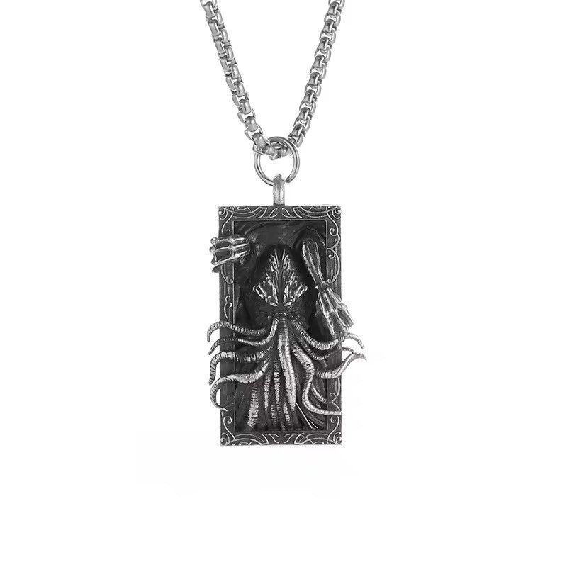Vintage Retro Goth Octopus Necklace Size ONE SIZE - 5 Thumbnail