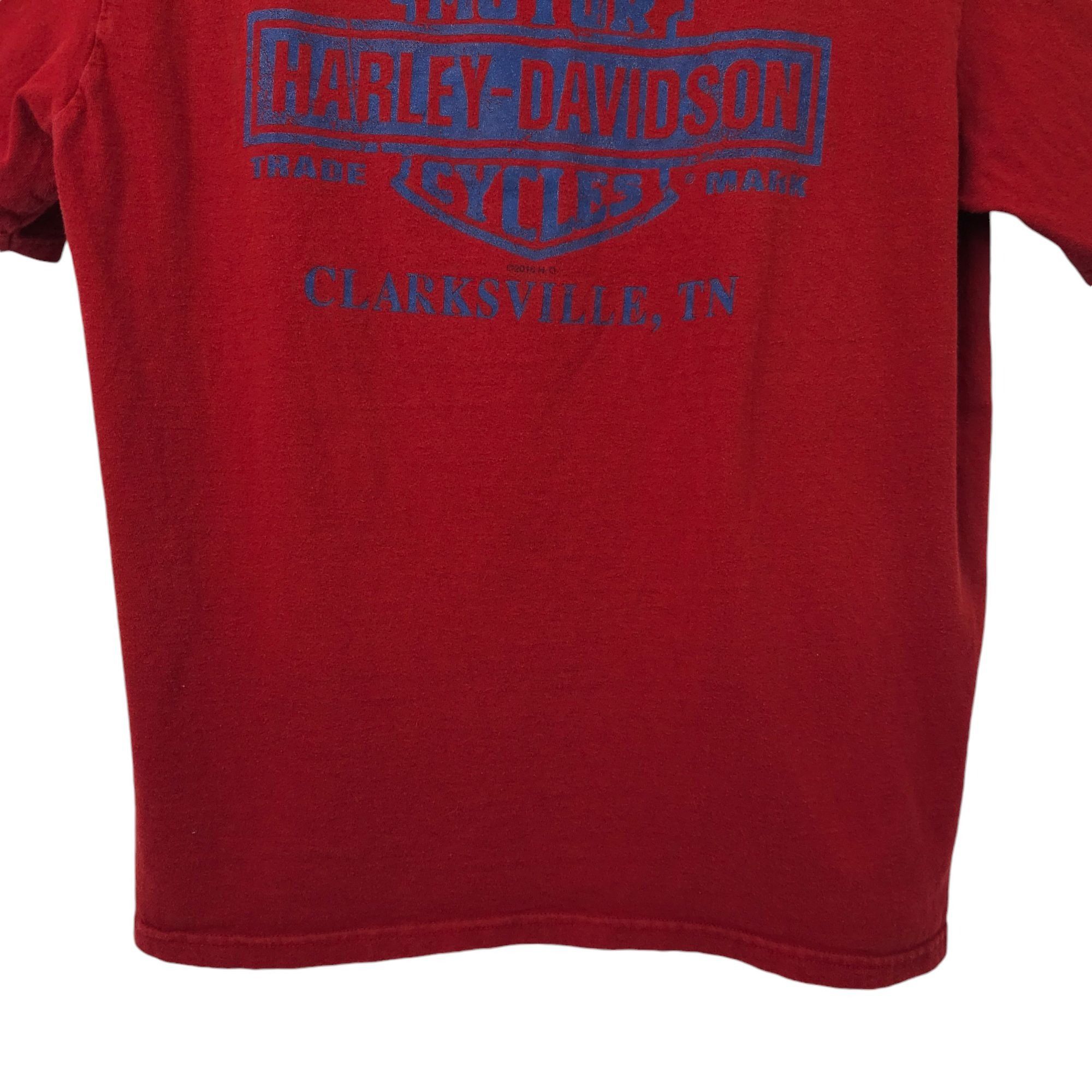 Harley Davidson Harley Davidson T Shirt Mens L Double Sided Skull Helmet Size US L / EU 52-54 / 3 - 14 Thumbnail
