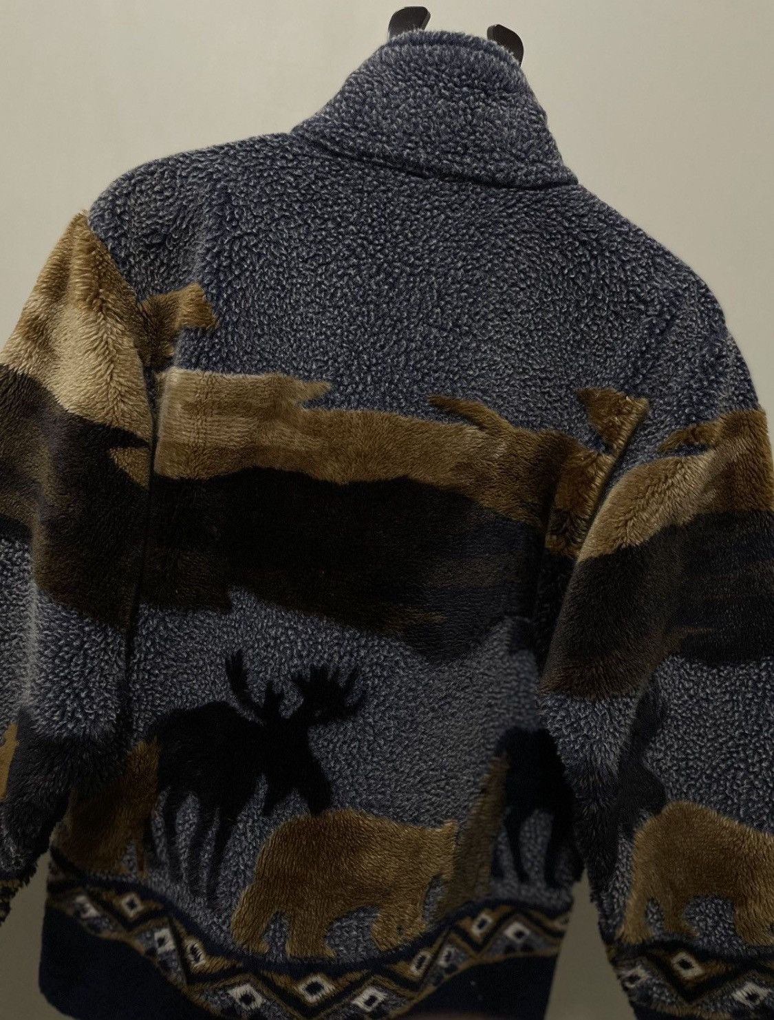 The Mountain × Vintage Vintage Animal All Over Printed Fleece Jacket Medium Size US M / EU 48-50 / 2 - 5 Thumbnail