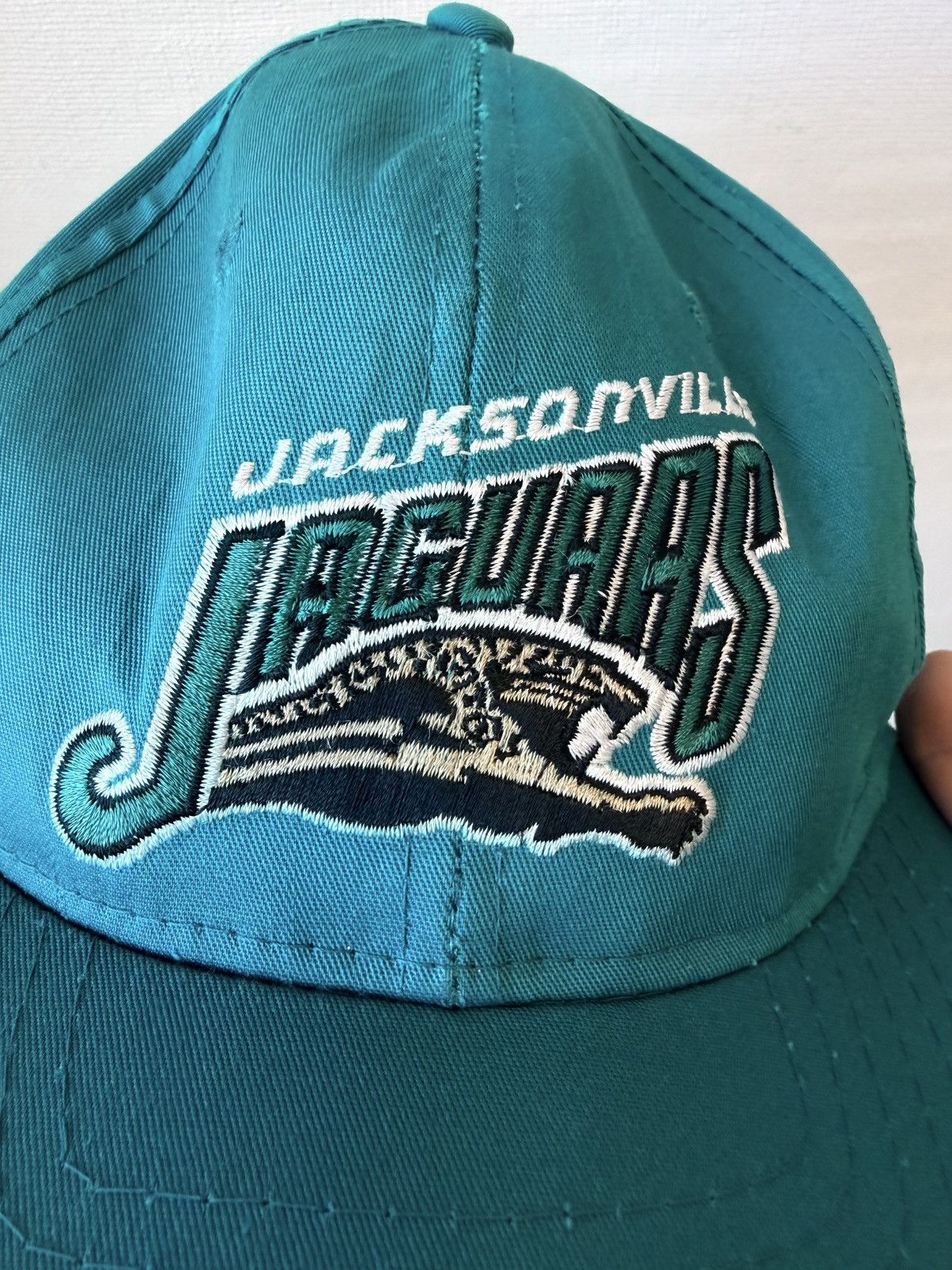 Starter Vtg Starter Jacksonville Jaguars Hat NFL “Banned Logo” 90s Size ONE SIZE - 4 Thumbnail