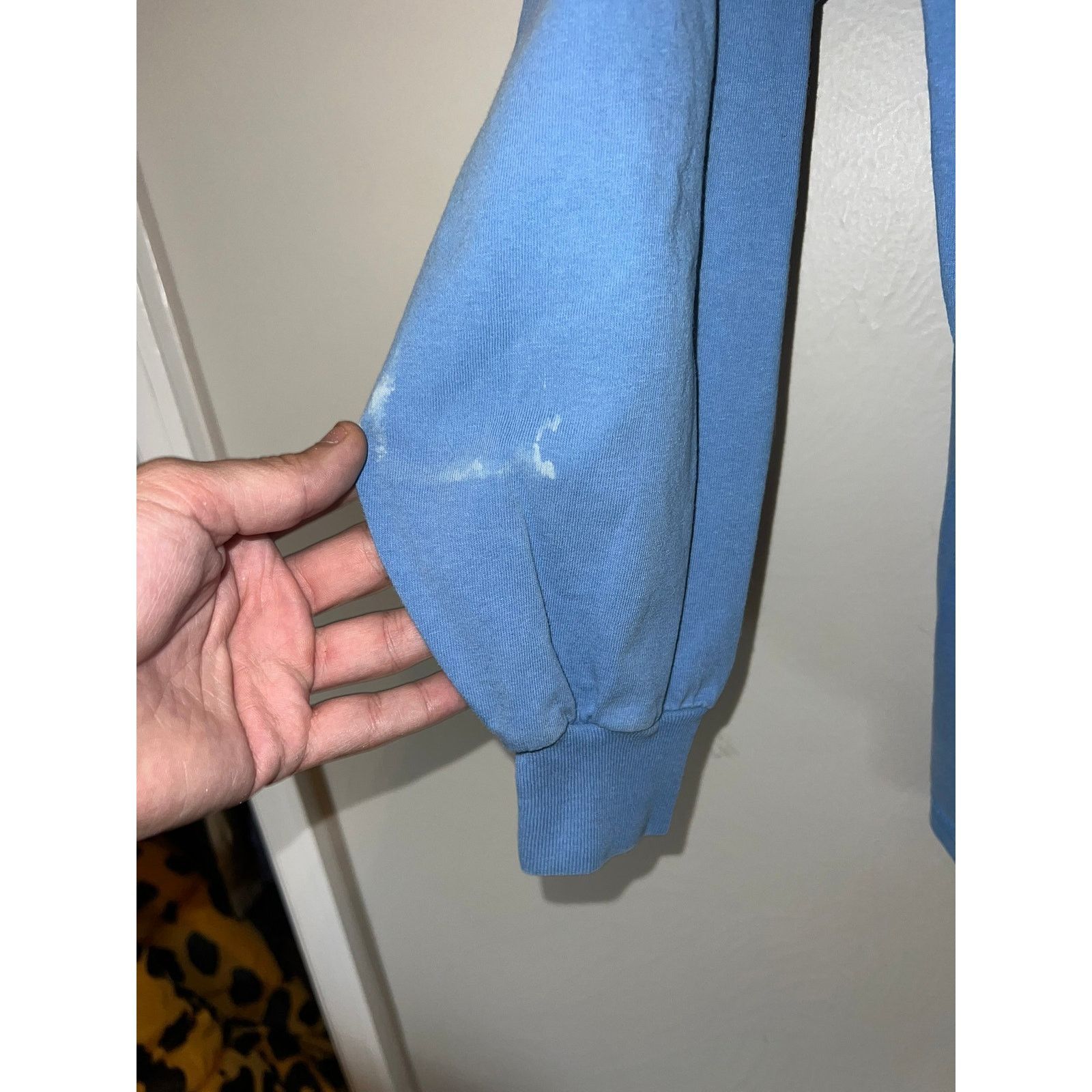 Russell Athletic Vintage Blue Long Sleeve Blank Shirt Russell Athletic 90s L Size US L / EU 52-54 / 3 - 5 Thumbnail