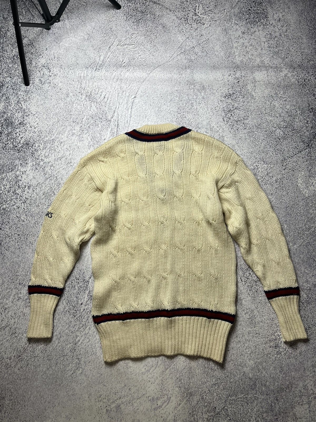 Asics Rare VINTAGE Asics Sweater England soocer football XL Size US XL / EU 56 / 4 - 16 Thumbnail