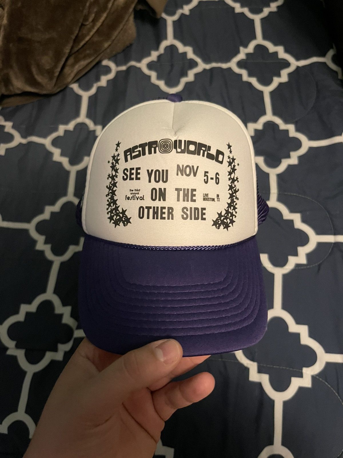 Travis Scott Purple 2021 astrofest Hat Size ONE SIZE - 1 Thumbnail