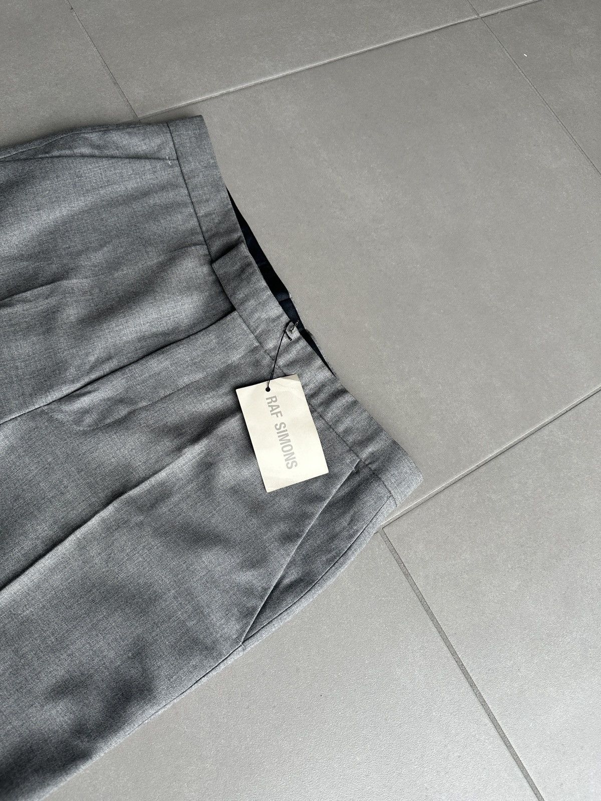 Raf Simons Raf Simons AW1999 NWT Wool straight leg trousers Size US 32 / EU 48 - 6 Thumbnail