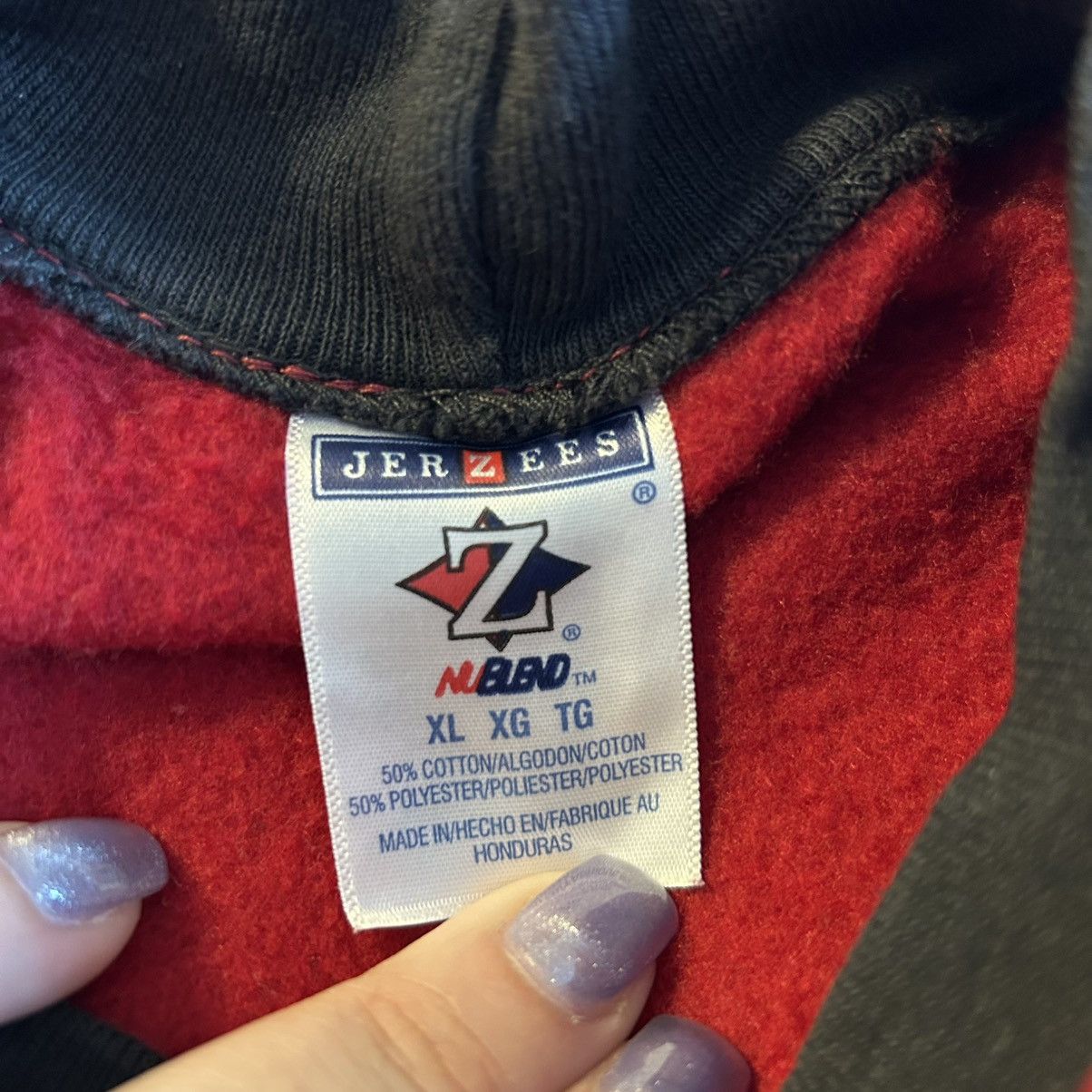 Jerzees Jerzees vintage cardinal red LS pullover sweatshirt XL Size XL / US 12-14 / IT 48-50 - 6 Thumbnail