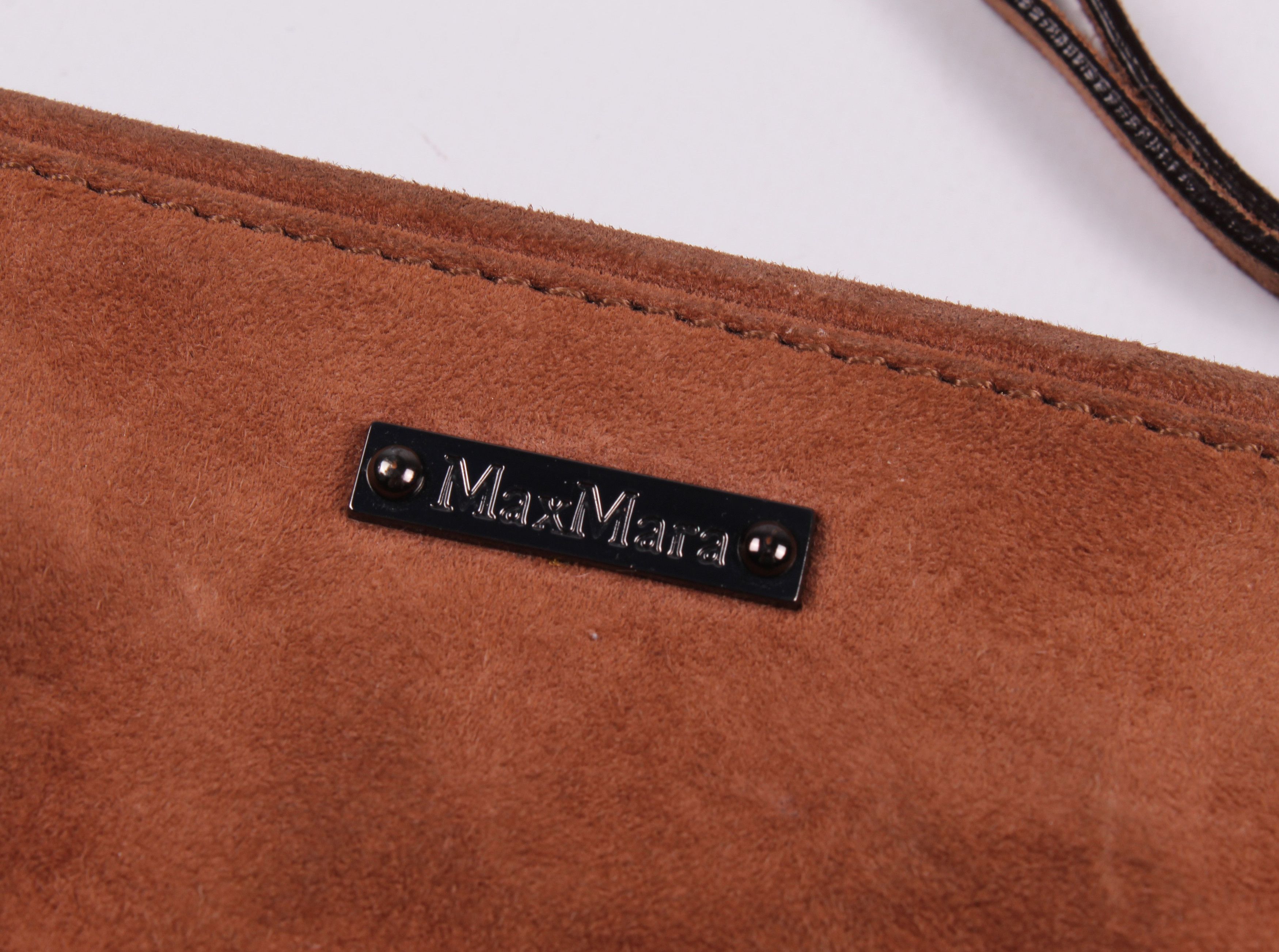 Max Mara Max Mara Small Suede Mini Bag Size ONE SIZE - 3 Thumbnail