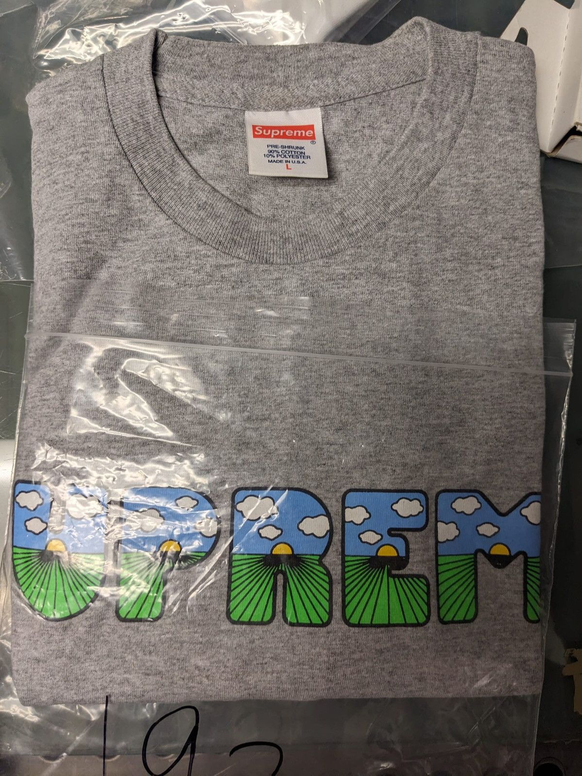 Supreme SS16 SUPREME TEE T-SHIRT HEATHER GREY L 2016 Size US L / EU 52-54 / 3 - 6 Thumbnail