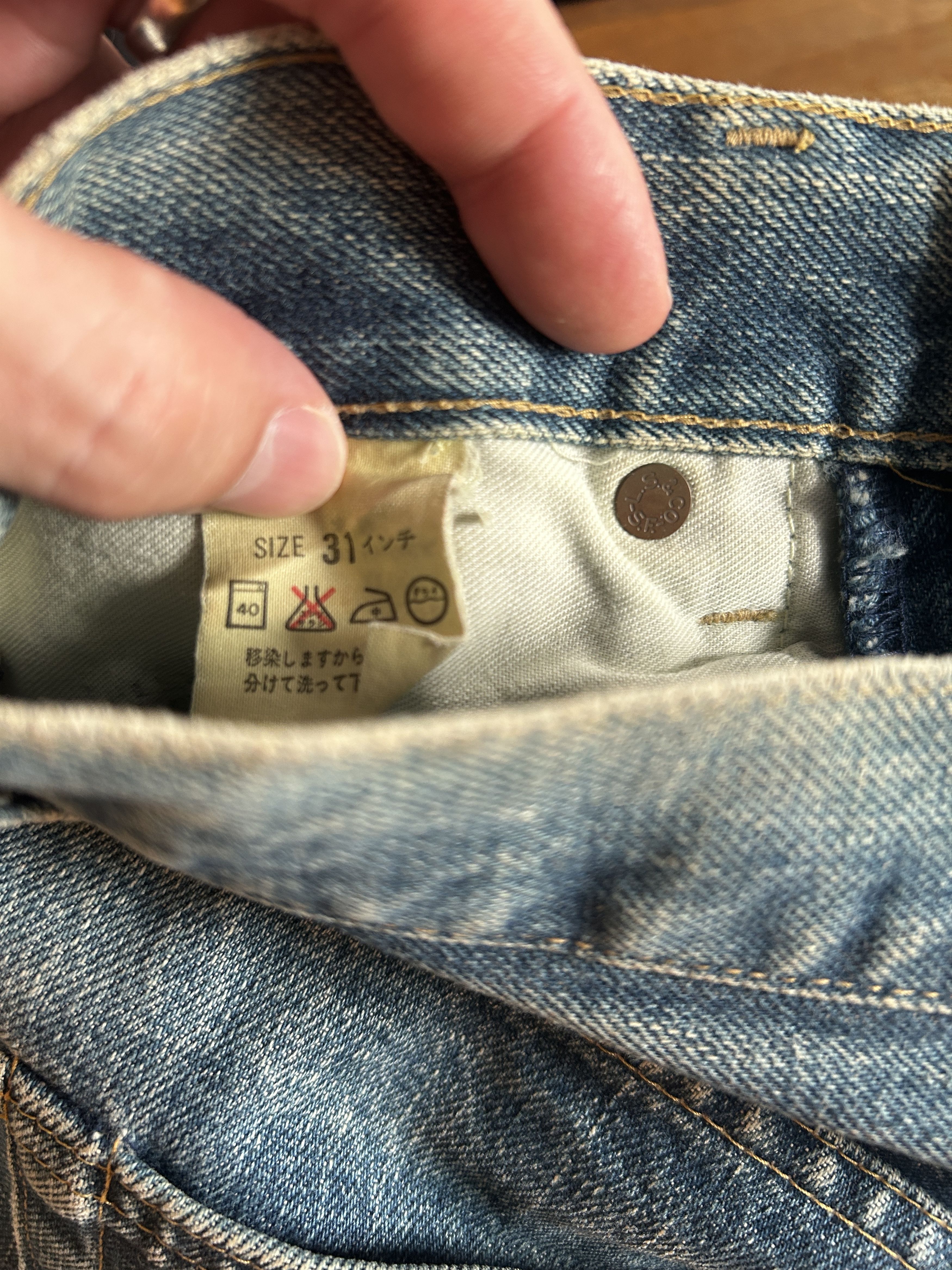 Levi's 90s Vintage Levis 503B Selvedge Jeans-JM3701 Size US 30 / EU 46 - 12 Thumbnail