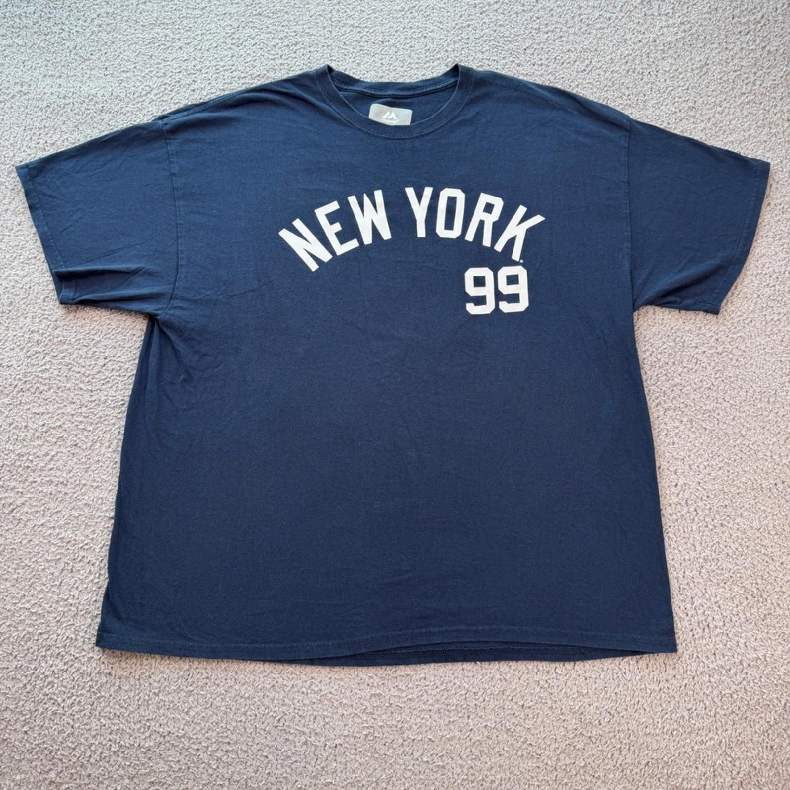Majestic Majestic New York Yankees Aaron Judge 99 T-Shirt Mens 2XL Size US XXL / EU 58 / 5 - 2 Thumbnail