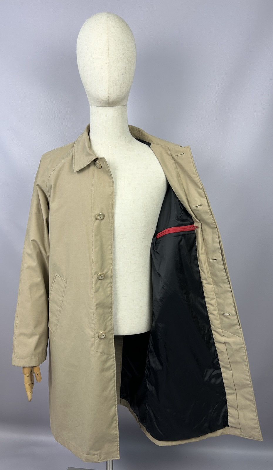 Gant GANT New Haven Nylon Cotton Beige Waterproof Rain Coat Mac Size US M / EU 48-50 / 2 - 10 Thumbnail