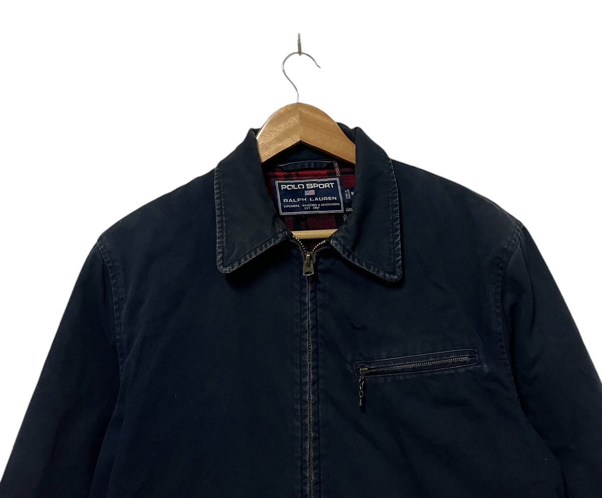 Polo Ralph Lauren × Ralph Lauren × Vintage 🔥Vtg Polo Sport Ralph Lauren Jacket Newsboy Workwear Size US M / EU 48-50 / 2 - 5 Thumbnail