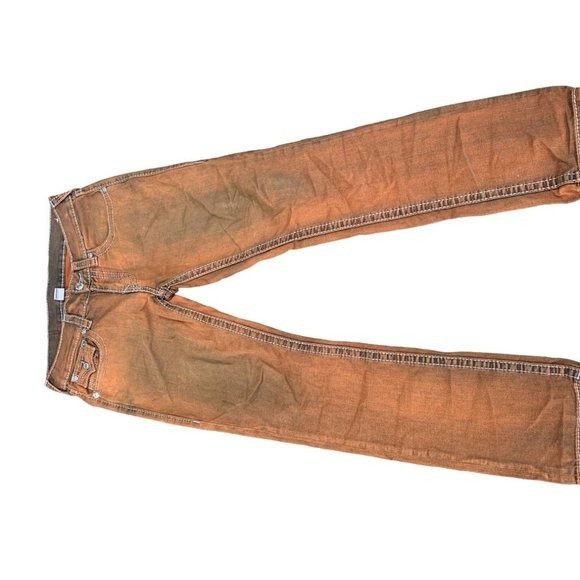 True Religion Rare True Religion Jeans Size 30 STRAIGHT Orange Stitch Size US 30 / EU 46 - 4 Thumbnail
