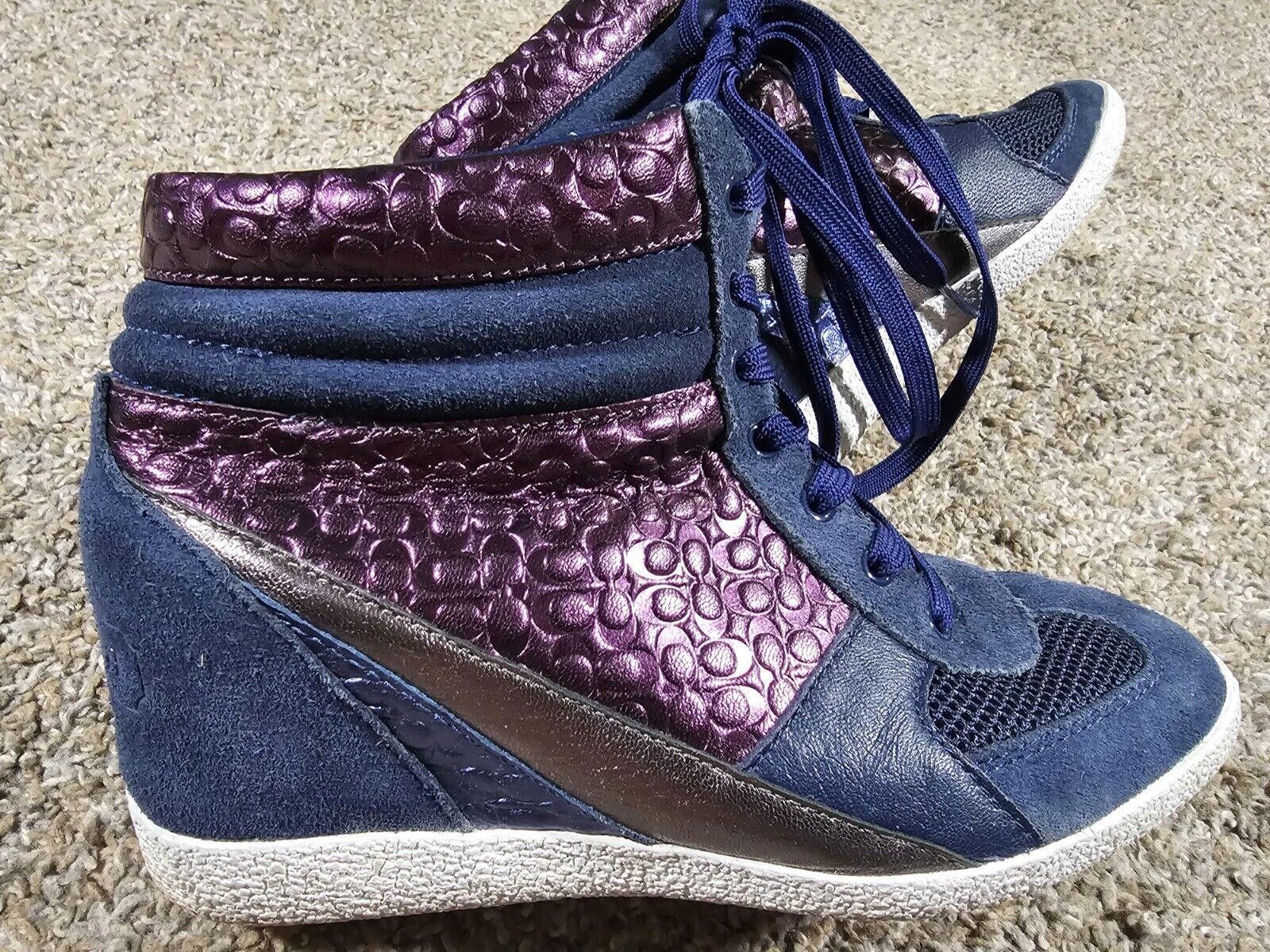 Coach COACH New York A4254 Naples shoes purple midtop size 8M Size US 8 / IT 38 - 2 Thumbnail