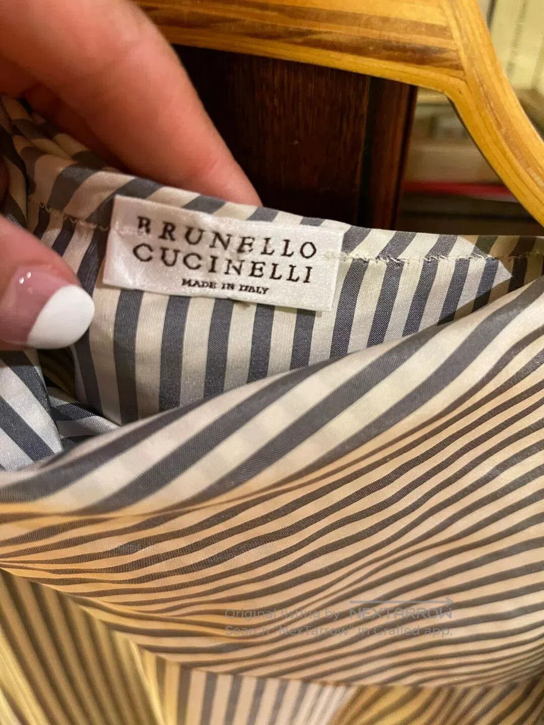 Brunello Cucinelli Brunello Cucinelli Silk Off-Shoulder Blouse. Size US XS / EU 42 / 0 - 2 Thumbnail
