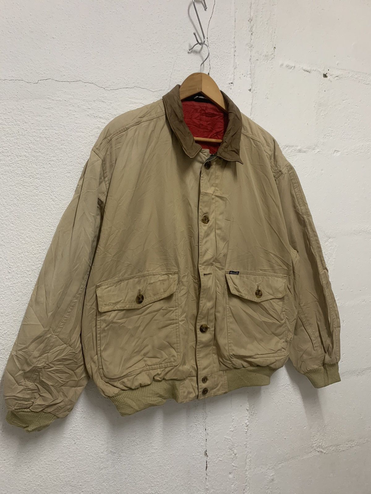 Faconnable × Japanese Brand × Vintage Vintage Faconable Beige Buttom up Size US L / EU 52-54 / 3 - 2 Thumbnail
