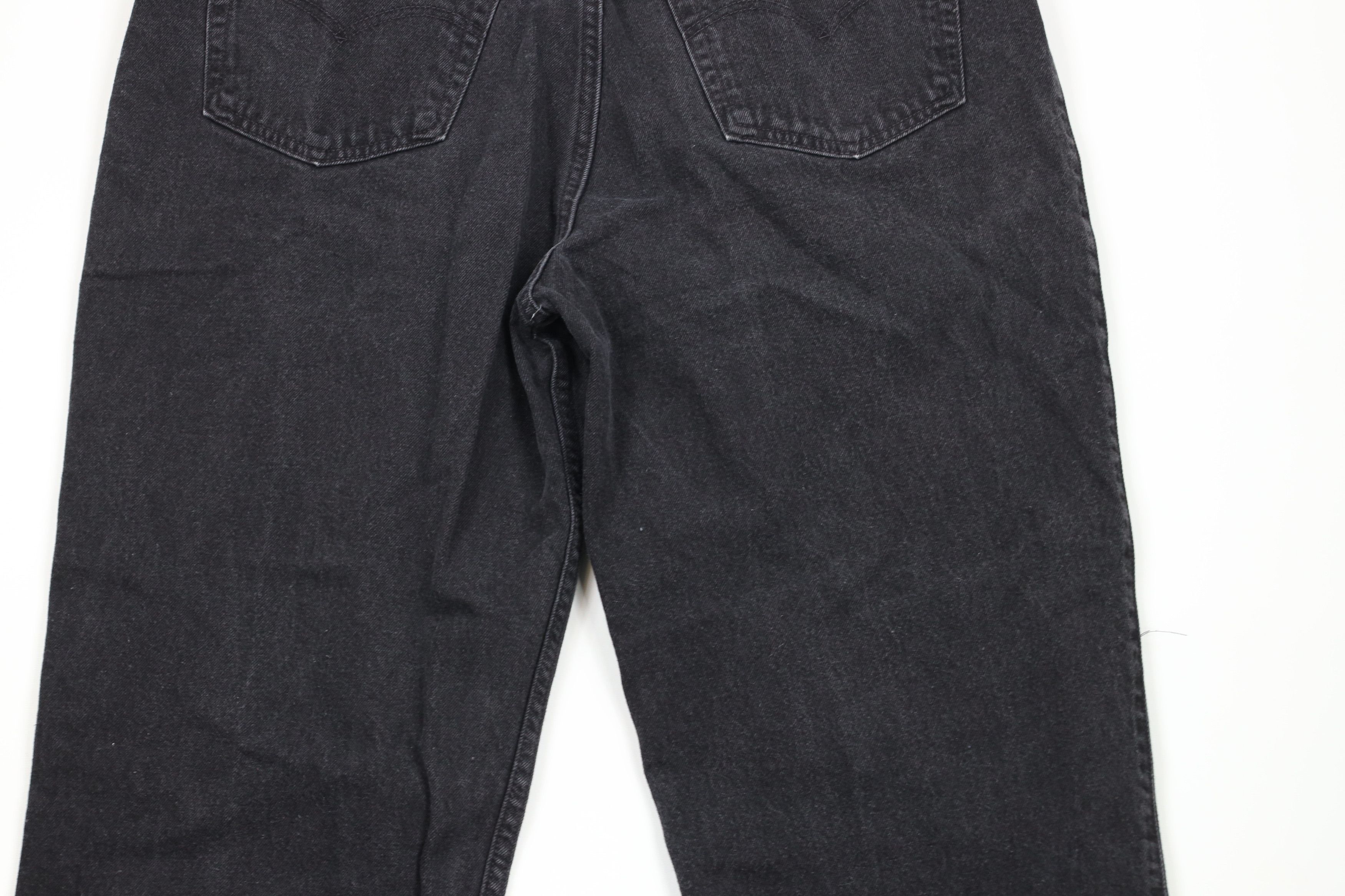 Levi's × Vintage Vintage 90s Levis 545 Loose Fit Denim Jeans Black Cotton Size US 38 / EU 54 - 11 Thumbnail
