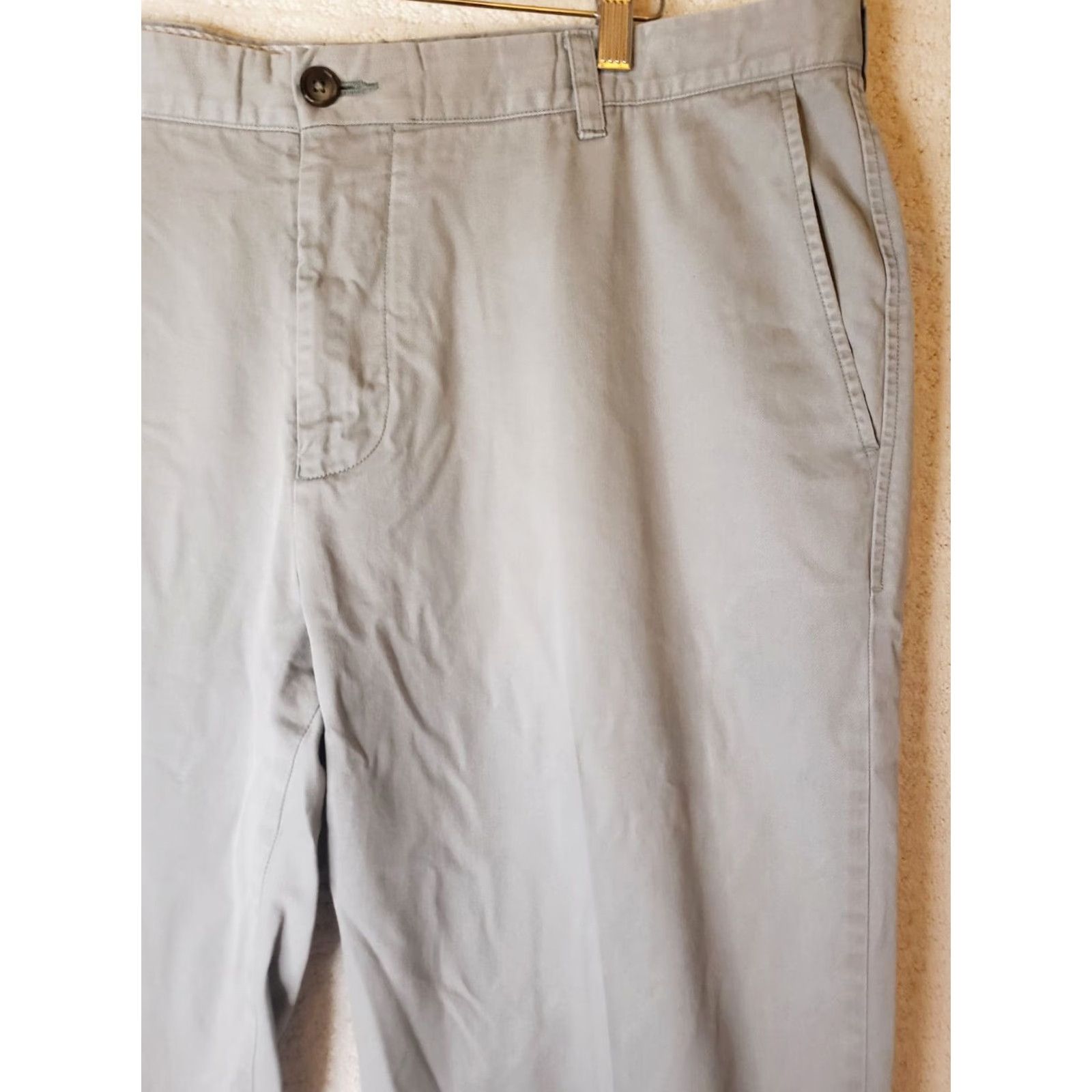 Southern Tide Southern Tide Pants SkipJack High Rise Straight Green Khaki Mens 42W x 33.5L Adjustable Flat Front Pima Cotton Twill 4 Pockets Clean Like New Size US 42 / EU 58 - 5 Thumbnail