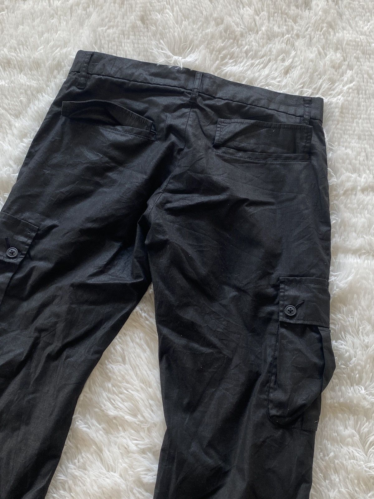 Issey Miyake 💥TETE HOMME By Issey Miyaki Cargo Pants nice design Size 30" / US 8 / IT 44 - 7 Thumbnail