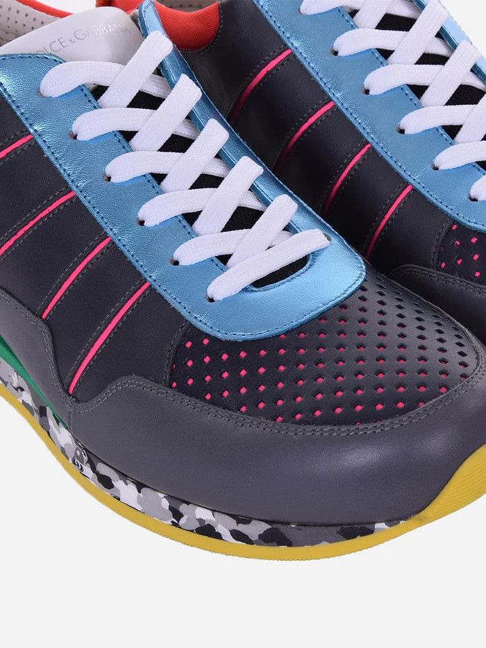 Dolce & Gabbana o1y0125 Shell Low-Top Sneakers in Multicolor Size US 7 / EU 40 - 3 Thumbnail