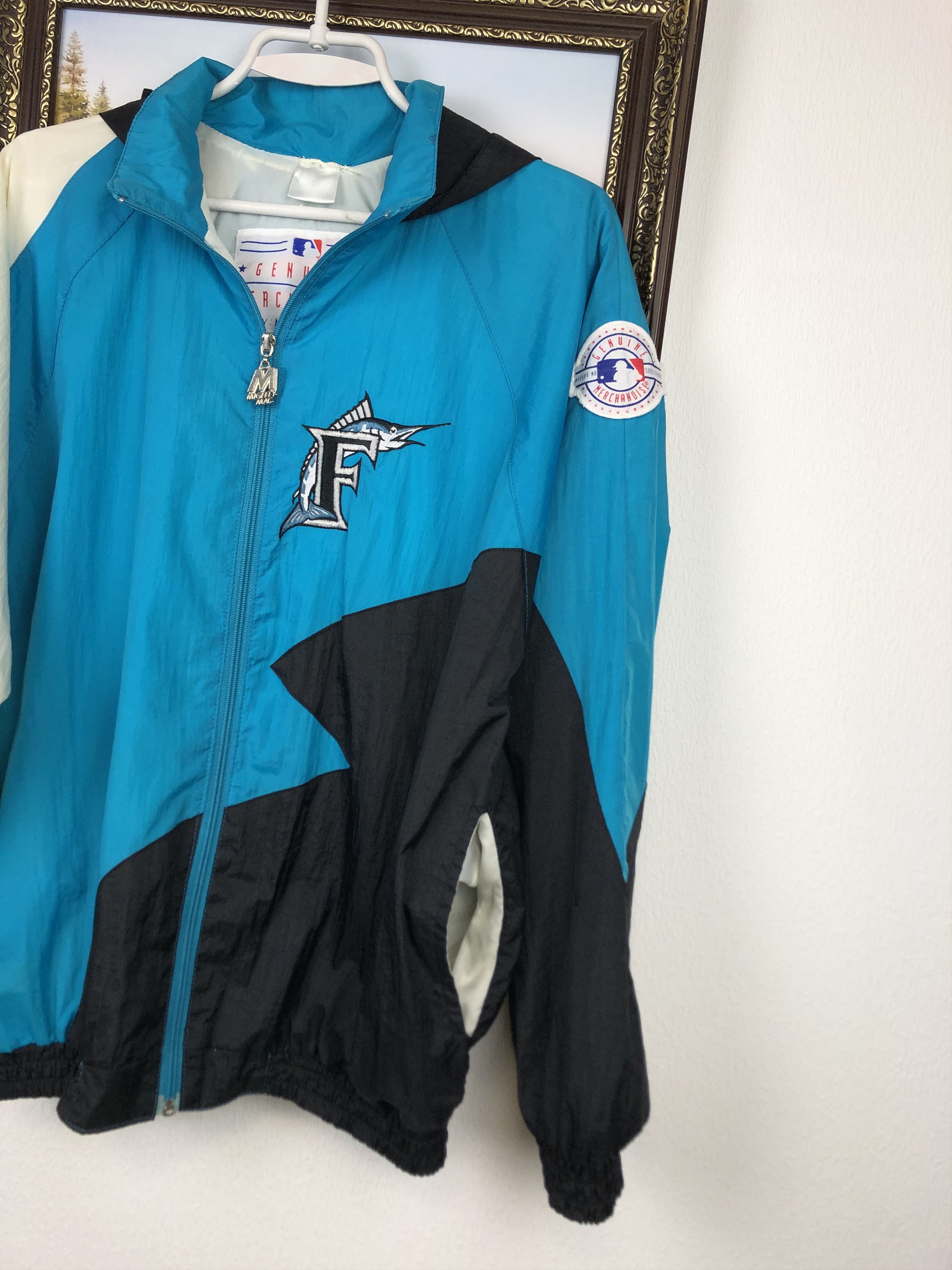 MLB Vintage MLB Florida Marlins Jacket Rare Windbreaker Bomber Size US S / EU 44-46 / 1 - 6 Thumbnail