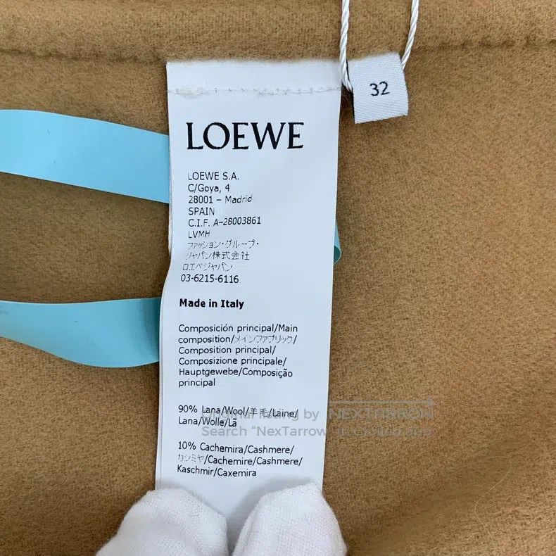 Loewe Loewe Brown Wool Lapel Long Sleeve Belted Big Coat Jacket Size 4XL / US 24-26 - 8 Thumbnail