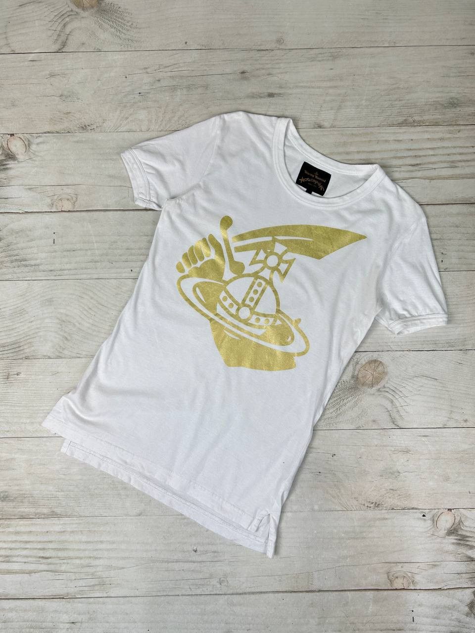 Vivienne Westwood Anglomania T-Shirt Big Logo Y2K